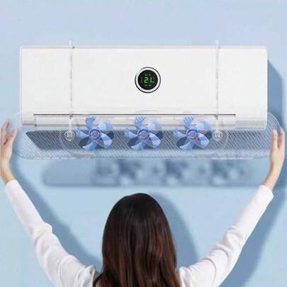 Tấm chắn gió cho máy điều hòa, tấm chắn gió treo tường đa năng chống gió trực tiếp, tấm chắn hướng gió giúp cách ly luồng khí lạnh và tạo màn chắn gió, lắp đặt treo, không cần khoan lỗ, treo trực tiếp phía trên máy điều hòa mà không làm hỏng máy điều hòa, lý tưởng cho mùa hè, phòng ký túc xá, phòng ngủ và sử dụng trong nhà. Quà tặng gia đình