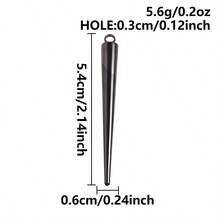 1 pieza/3 piezas Colgante de acero inoxidable 304 con baño electrolítico de oro/plata/negro de estilo minimalista y elegante, en diferentes longitudes, adecuado para hacer joyas DIY como collares, pulseras y pendientes - cono - Ver 18