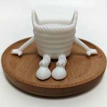 1pc 3D Printed Knitted Texture Wire Frame Wire Ball Yarn Ball Holiday Decor Ornament Craft - Multicolor - View 14
