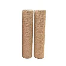 Poste rascador de cuerda de sisal, multifuncional, en varios tamaños, reemplazo de poste para árbol de gato, poste rascador vertical de gato de repuesto - Multicolor - Ver 5