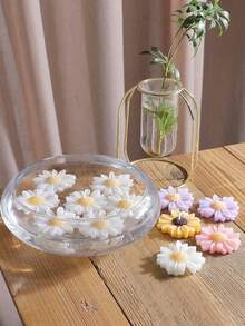 1 cây nến thơm hình hoa cúc tinh tế làm thủ công, nến thơm trị liệu hình hoa đẹp mắt, quà tặng Ngày của Mẹ, quà tốt nghiệp năm 2026, đồ dùng tiệc tốt nghiệp, quà tặng sáng tạo để trang trí nhà cửa, phòng ngủ, bàn làm việc, sân vườn, phòng tắm, vật trang trí bàn tiệc cưới và quà tặng ngày lễ. - Nến mô phỏng hình hoa cúc - Xem 4