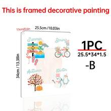 1-3pcs Colorful Printed Wall Art, Helpful For Children To Learn Letters And Other Content | Classroom Decor | Home Learning Prints, Suitable For Early Learning Wall Art For Infants And Toddlers, With Educational And Inspirational Significance - Multicolor - View 13