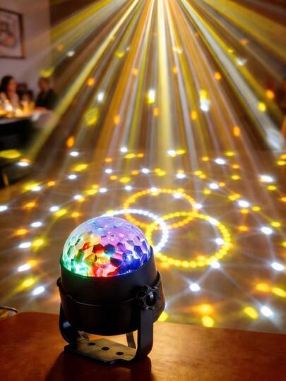Đèn LED dây trang trí hình cầu ma thuật có điều khiển từ xa, hiệu ứng đổi 15 màu, đèn tạo không gian ấm cúng cho phòng, đèn trang trí tiệc tùng, đèn bàn trong nhà, thích hợp cho Giáng sinh, Lễ Tạ ơn, Karaoke, họp mặt gia đình.