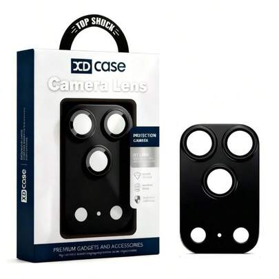 Miếng dán bảo vệ viền ống kính camera bằng kim loại mờ XDcase Armor cho iPhone 17 Pro.