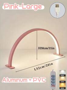 Đèn làm móng kiểu dáng tối giản hiện đại, ánh sáng ba màu, nguồn sáng LED, có màu hồng và trắng, thích hợp sử dụng trong các tiệm làm móng hoặc tại nhà. - Một cỡ - Xem 11