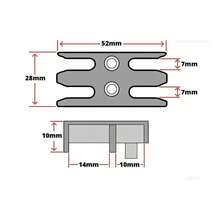16x Nico Window Mushroom Espag Striker Keep Plate UPVC Timber Wood Windows - 1PC - View 6