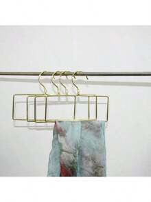 1pc/2pcs/5pcs/10pcs Nordic Style Golden Metal Clothing Rack, Multi-Functional Hanger For Clothes, Towels, Scarves - Gold - View 3