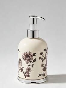 300/400ML/600ML Hotel Bathroom Shower Gel/Shampoo Refillable Bottle, Soap Dispenser - White Flower Color - View 12