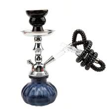 一套经典阿拉伯水烟套装，包括小型单管水烟壶、烟管、烟钳、烟碗，便携式，无需用电。 - 均碼 - 查看 5