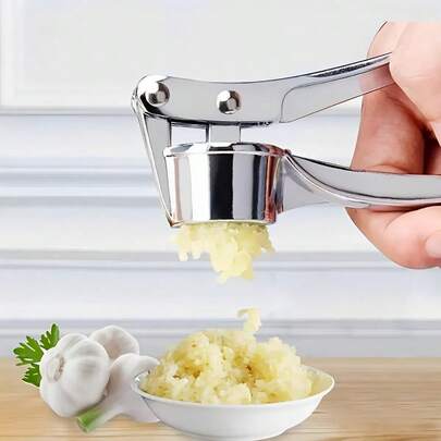 Professional Kitchen Garlic Press, Garlic Mincer, Ginger Press, Peeler, Juicer, Garlic Crusher