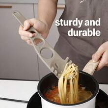 1/2pcs Multi-Functional Creative Plastic Noodle Spoon, Suitable For Scooping Eggs, Pasta, 3-Hole Powder Measuring Spoon, Household Noodle Spoon Colander, Small Kitchen Cooking Tool - Multicolor - View 6