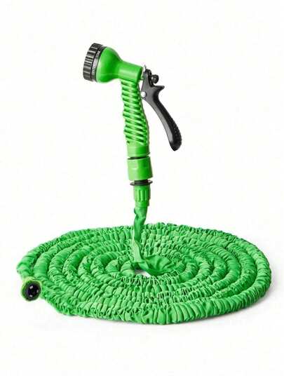 30M Expandable High Pressure Garden Hose Set With Multiple Spray Modes, Flexible Rubber, Suitable For Car Washing And Lawn Care