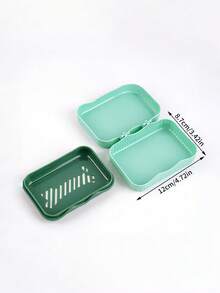 Khay đựng xà phòng đa năng kiểu dáng tối giản, có nắp lật, thích hợp sử dụng trong nhà, khách sạn hoặc phòng tắm. - Nhiều màu - Xem 11