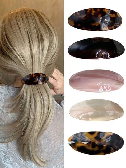 1pc Korean Style Metal Clip Hair Accessory, Elegant Hairpin Barrette For Daily Wear, Holiday Gift, Hair Clips, Hair Barrettes Claw Clips, School Stuff, Hair Accessories, Head Accessories, Bobby Pins