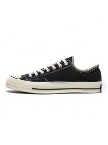 Giày Converse nam và nữ kiểu dáng mới năm 2026, phong cách retro thập niên 1970, giày vải cổ thấp, giày thể thao học sinh, giày thường ngày, giày đôi 162058 - màu đen - Xem 1