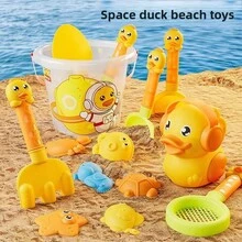 Kids Beach Toy Set, Summer Outdoor Beach Sand Digging And Water Play Toys (Accessory Colors Random) - Multicolor - View 8