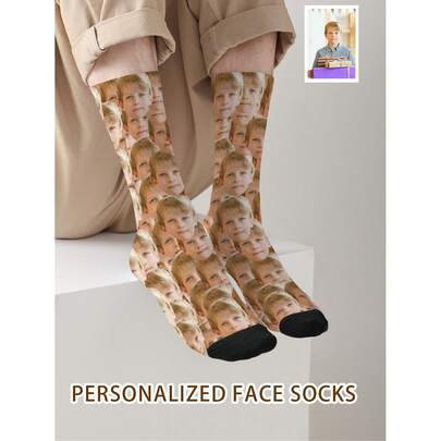 1 Đôi tất in hình mặt người theo yêu cầu, tất in ảnh theo yêu cầu, tất in hình tùy chỉnh, tất in hình mặt người ngộ nghĩnh cá nhân hóa, tất in hình theo yêu cầu, in bất kỳ khuôn mặt nào lên tất, quà tặng kỷ niệm, quà tặng Valentine, quà sinh nhật, quà cưới, quà tặng Ngày của Mẹ, quà tặng Ngày của Cha, quà tặng bạn thân, quà tặng cho bố/mẹ, quà tặng cho bạn gái/bạn trai, quà tặng cho cô ấy/anh ấy, hình chú chó