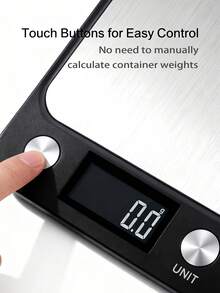 Large Electronic Kitchen Scale With A Large Scale Surface And Clearly Defined Operation Buttons. 10kg Range, Precise Measurement, One-Touch Zeroing And Fast Unit Conversion. Includes Non-Slip Silicone Pad, Perfect For Baking And Cooking. Battery-Powered (Batteries Not Included) - Kitchen scales - View 6