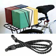 1pc New Simple Elastic Luggage Tie Down Strap, Suitable For Securing Luggage And Items On Bicycles/Electric Vehicles - B - View 1
