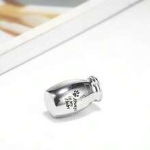 Hộp đựng tro cốt hình dấu chân chó bằng kim loại bạc, vật kỷ niệm tang lễ thú cưng. - Nhiều màu - Xem 5