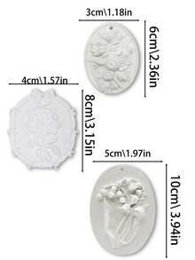 Custom Floral Embossed Painting 3D Clay Painting Graffiti Set, Includes Mini Paints, Suitable For Home Decor, Party Gifts, Classroom Projects And Holiday Gifts, DIY Art Tools, Suitable For Beginners, Ideal Gift For Holiday Parties - Multicolor - View 3