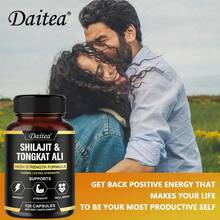 120 Capsules Of Shilajit - Tongkat Ali, 1400 Mg Per Serving - Supports Everyday Energy & Stamin & Immune Support - 1瓶 - 查看 6