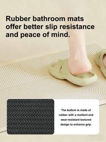 1pc Multi-Functional Striped Diatomite Absorbent Mat, Dish Drying Pad, Bathroom Floor Mat, Quick Absorbent, Heat Resistant For Kitchen, Bathroom, Tabletop, Coffee Machine, Bar Counter, Kitchen Accessories - Multicolor - View 10