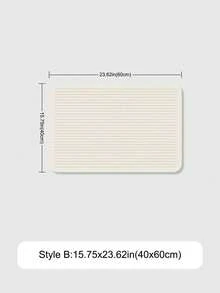 1pc Multi-Functional Striped Diatomite Absorbent Mat, Dish Drying Pad, Bathroom Floor Mat, Quick Absorbent, Heat Resistant For Kitchen, Bathroom, Tabletop, Coffee Machine, Bar Counter, Kitchen Accessories - Multicolor - View 27