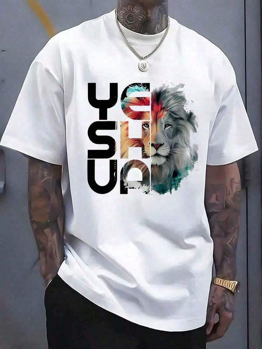 100% Algodón Camisetas para Hombre, Camiseta , Divertida Camiseta de Cuello Redondo con Gráficos de Manga Corta para Hombre, Ropa de Calle Casual, Camiseta de Manga Corta, Tops de Verano, Camisetas Divertidas para Entrenamiento, Regalos de Cumpleaños para Hombre, Regalo del Día del Padre, Ropa de Verano para Hombre, Moda Ropa de Hombre, Camisetas Para Hombre 100% Algodón Pesado Sudadera - Blanco - Ver 1