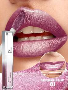 Pudaier Valentines Day Gift Metallic Matte Waterproof Non-Smudge Lip Gloss Suitable For All Skin Tones - 01 - View 7
