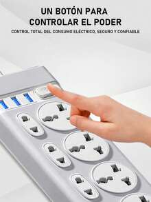 Electrical Sockets And Plugs Adaptor - Grey - View 3