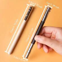 1 chiếc dụng cụ nối dài bút chì bằng kim loại, hộp đựng bút chì bằng kim loại, hộp đựng hai đầu, thân thép kiểu dáng trang nhã, món quà nhỏ lý tưởng, dễ mang theo. - A - Xem 7