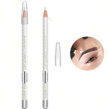 1/2pcs White Waterproof Eyebrow Position Marking Eye Tool - White - View 4