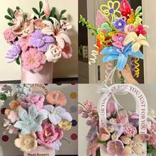 100/200/300 PCS Pipe Macaroon Cleaners Craft Supplies Multi-Color Chenille Stems For DIY Art Creative Crafts Party Decorations(12in) ﻿ - Macaron Color Mix - View 7
