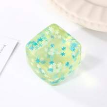 4pcs/2pcs/1pc Snowflake Ice Squeezing Decompression Toy, Malt Squeezing TPR Material, Transparent Ice Cubes, High-Quality Slow Rebound Decompression Novelty Toy, Adult Decompression Squeezing Toy, Sensory Decompression Toy, Helping You Achieve The Best Relaxation Effect - Multicolor - View 7