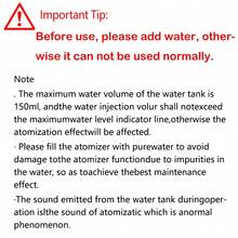 3D Flame Aroma Diffuser, Color Ambient Lighting With Remote Control, Ultrasonic Aromatherapy Humidifier, Suitable For Office, Bedroom, Holiday Gift, Power: 5W - 迷你款 - 查看 8