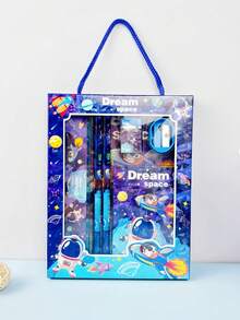 Bộ văn phòng phẩm hoạt hình tinh tế, quà tặng học tập sáng tạo, bộ 6 món, quà tặng ngày lễ, quà tặng học tập, thích hợp làm phần thưởng học đường, quà tặng dễ thương, quà tặng tựu trường, dụng cụ học tập - Nhiều màu - Xem 7