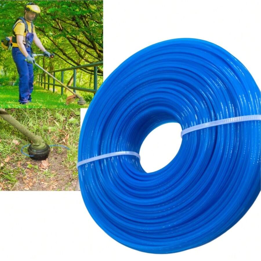 30M Lawn Mower Grass Rope, Serrated Brush Cutter Accessories, 2.4mm Round, Universal Nylon Grass Rope, Garden Tools, Garden Weeding Tools
