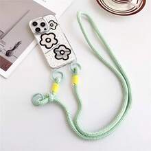 1 dây đeo cổ dày có thể điều chỉnh, dây đeo tháo rời cho điện thoại, dây đeo chéo dài bền chắc đa năng có kẹp. - Nhiều màu - Xem 3