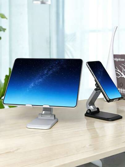 1 pieza Soporte ajustable y plegable universal para teléfono/tableta, adecuado para ver videos, transmisión en vivo, fotografía, aprendizaje y talla grande