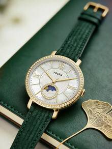 FOSSIL Stainless Steel Business & Party Essential Watch, Minimalist & Fashionable Style ES5244 - Gold - View 1