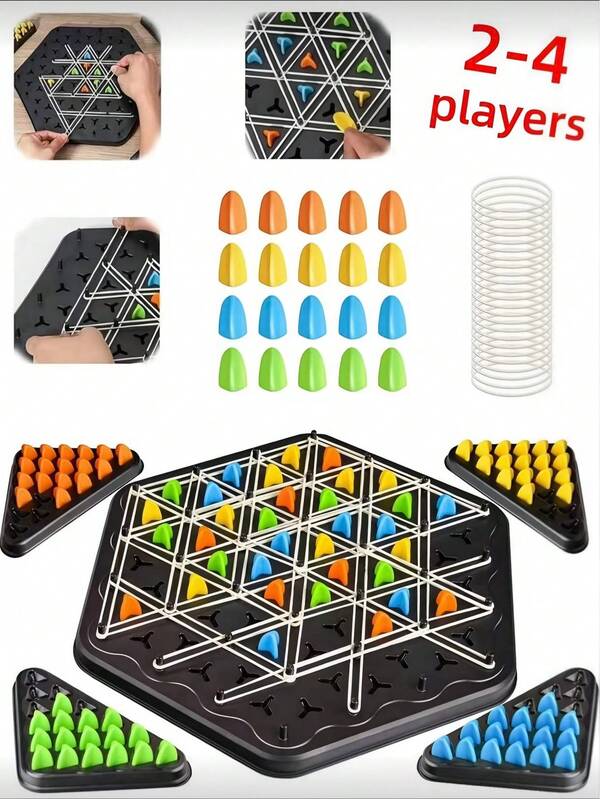Multi-Player Interactive Logic Thinking Chess Game, Available In Different Sizes, Suitable For Scenarios Like Traffic Jams And Parking Lots, Challenging Chain-Reaction Chess Strategy Board Game