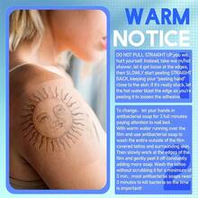 Bộ 1/4/5 miếng dán nâng cơ silicon tái sử dụng, dùng cho má, trán, mặt, chăm sóc da vùng mắt. - Màu xanh lam - Xem 8