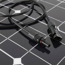 200W Semi-Flexible Solar Panel Monocrystalline 12V Battery Charger With MC4 Connectors – Lightweight Bendable Solar Panel For RV Boat Van Trailer Camper Roof Off-Grid System Outdoor Camping - 深灰色 - 查看 9