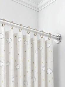 Pack Stainless Steel Adjustable Shower Curtain Rod - No Drill Spring Tension Telescoping Rod, Rust-Resistant Bathroom & Window Curtain Rod With Strong Bearing Capacity (Supports 61lbs), 18-64/18-78 Inch, Non-Slip Design, Tension Shower Rod | Secure Curtain Hold | Durable Spring Design - A - View 6