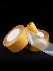 Cinta adhesiva doble cara resistente, adhesivo versátil para paredes, vidrio y metal, impermeable, ideal para manualidades, uso interior/exterior, transparente, agarre fuerte en tela, panel de yeso y madera - Ver 6