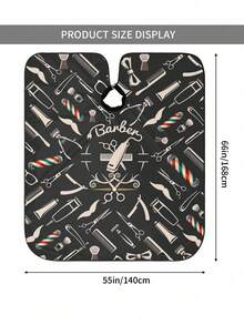 美发沙龙专用理发披肩，适用于剪发、造型、染发、漂白，不粘手，防水披肩式设计，可用于家庭烫发和染发，是美发沙龙的必备用品。 - 彩色 - 查看 6