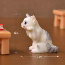 Realistic & Cute Cat Figurine, Plastic Material, Versatile Use, Can Be Cat Accessory - A - View 9