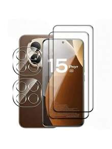 适用于 Redmi Note 14 Pro 5G/Note 14 Pro 4G/Note 14 Pro+/Note 13 Pro+/14C/15/15C/A5/Note 14 4G/Note 14 5G/Note 15 5G/Note 15 Pro 5G/Note 15 Pro+ 5G 的安卓手机屏幕保护膜 4 片装，提供全面保护，兼具镜头保护垫、设备保护、时尚设计、完美贴合、玻璃材质、高品质保护膜、钢化玻璃保护膜等功能，是手机用户的理想之选，也是手机保养套装的必备配件。超薄设计，是母亲节送礼佳品。 - 無色 - 查看 20