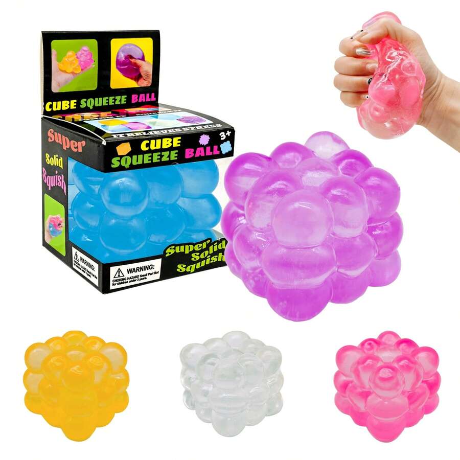 1 món đồ chơi bóp hoạt hình 3D, đồ chơi bóp giảm căng thẳng chân thực, đồ chơi bóp vô tận